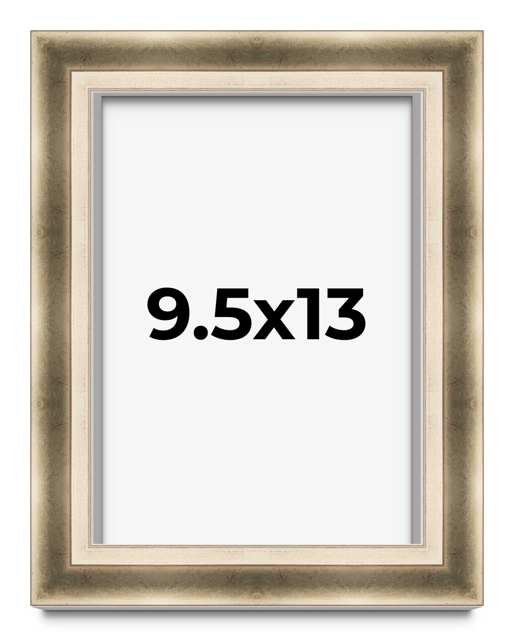 9.5x13 Deep Shadow Box Picture Frame with UV-Resistant Acrylic & Acid Free Backing, Available in 4 Finishes - Gold, Silver, Brown, White